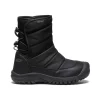 Keen Big Kids' Puffrider Waterproof Winter Boot | Black/Steel Grey