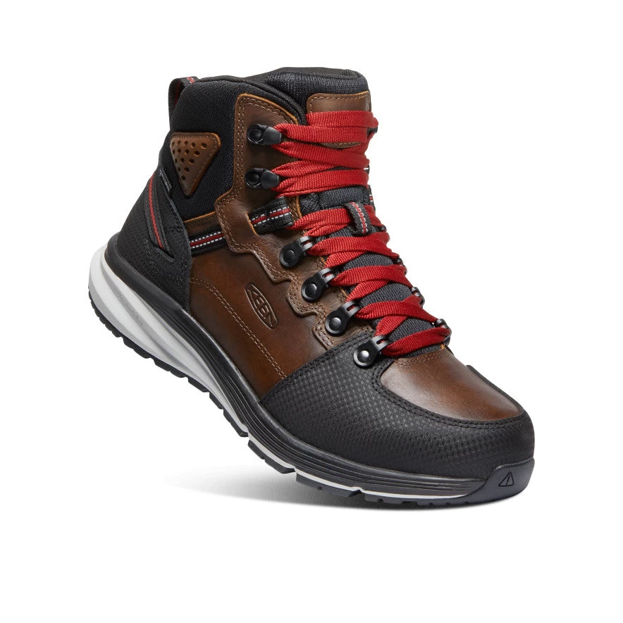 Keen Men's Red Hook Waterproof Boot (Soft Toe) | Tobacco/Black 3 Keen Men's Red Hook Waterproof Boot (Soft Toe) | Tobacco/Black - Image 3