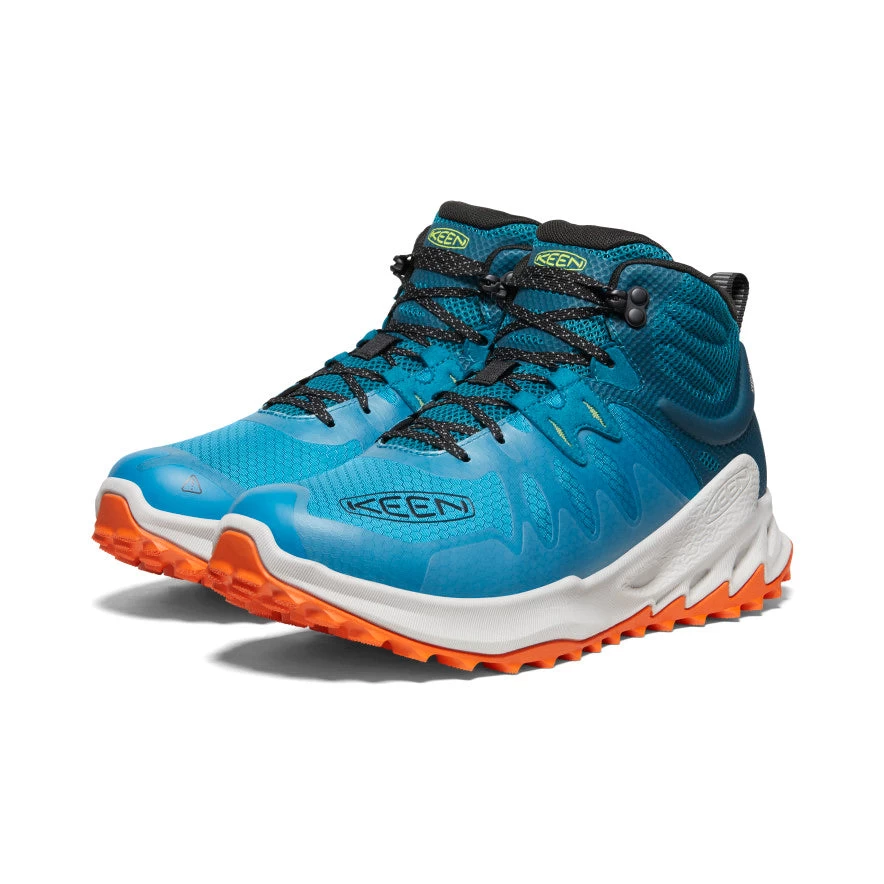 Keen Men's Zionic Waterproof Hiking Boot | Fjord Blue/Evening Primrose 2 Keen Men's Zionic Waterproof Hiking Boot | Fjord Blue/Evening Primrose - Image 2