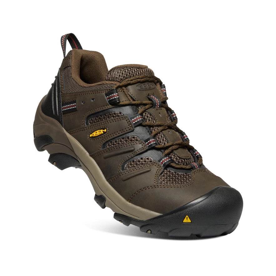 Keen Men's Lansing Low (Steel Toe) | Cascade Brown/Fired Brick 3 Keen Men's Lansing Low (Steel Toe) | Cascade Brown/Fired Brick - Image 3