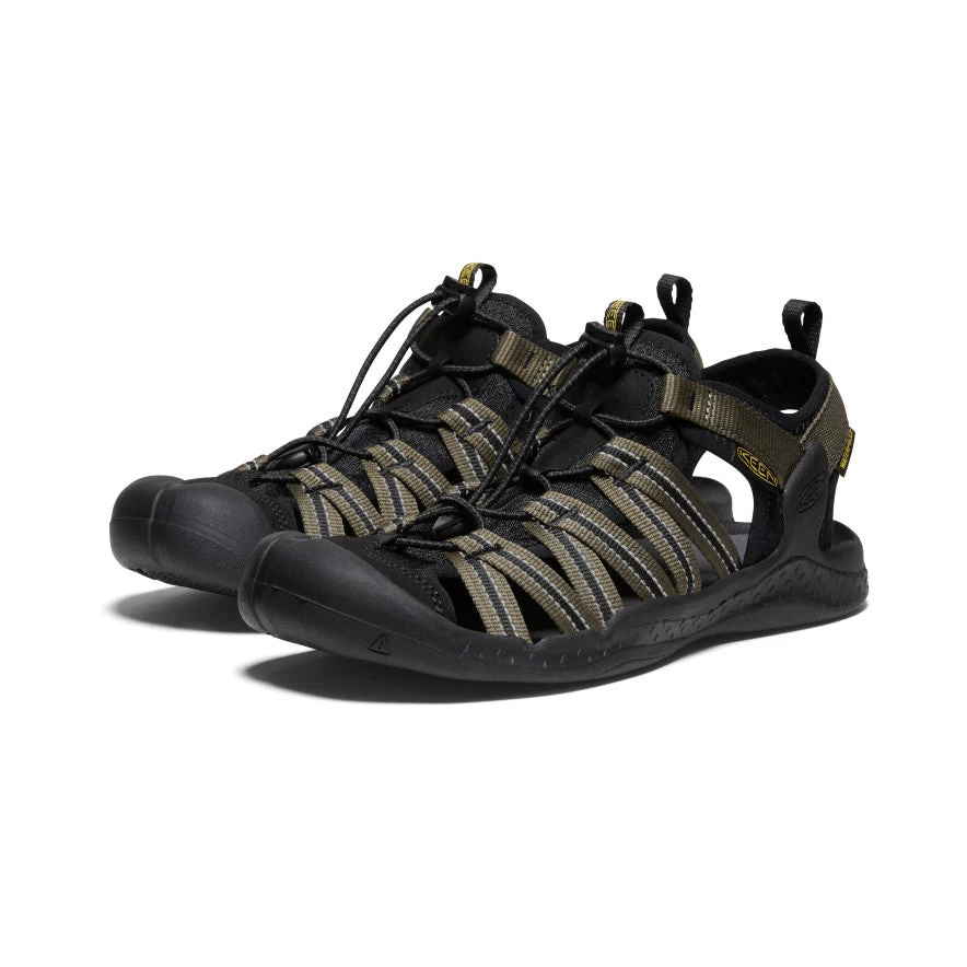 Keen Men's Drift Creek H2 Sandal | Dark Olive/Black 2 Keen Men's Drift Creek H2 Sandal | Dark Olive/Black - Image 2