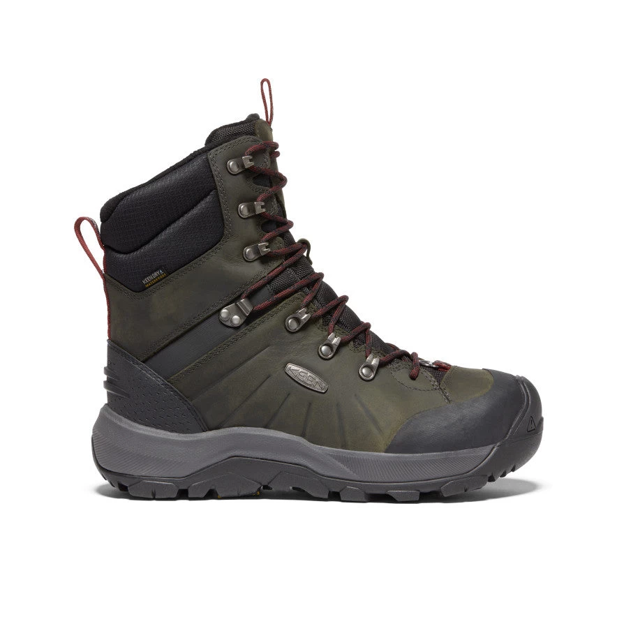 Keen Men's Revel IV High Polar Waterproof Boot | Magnet/Red Carpet 1 Keen Men's Revel IV High Polar Waterproof Boot | Magnet/Red Carpet