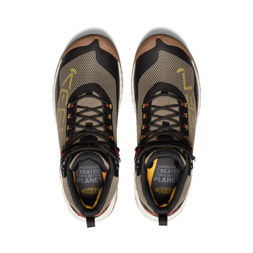 Keen Men's NXIS EVO Waterproof Boot | Brindle/Citronelle 4 Keen Men's NXIS EVO Waterproof Boot | Brindle/Citronelle - Image 4