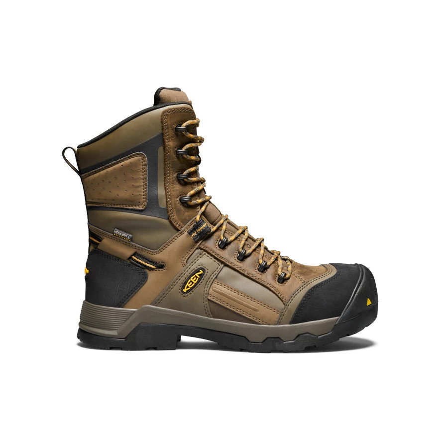 Keen Men's CSA Davenport 8" Insulated Waterproof Boot | Dark Earth/Inca Gold 1 Keen Men's CSA Davenport 8" Insulated Waterproof Boot | Dark Earth/Inca Gold