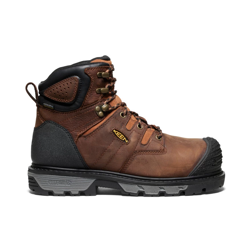 Keen Men's Camden 6" Waterproof Boot (Carbon-Fiber Toe) | Leather Brown/Black 1 Keen Men's Camden 6" Waterproof Boot (Carbon-Fiber Toe) | Leather Brown/Black