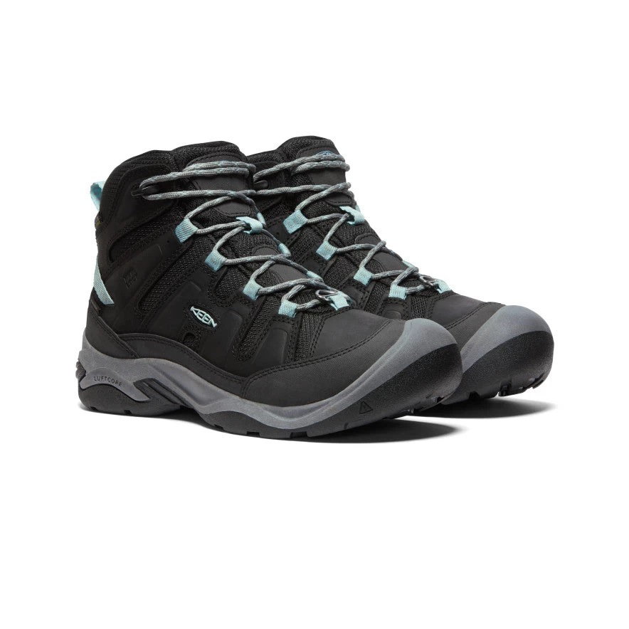 Keen Women's Circadia Polar Waterproof Boot | Black/Cloud Blue 2 Keen Women's Circadia Polar Waterproof Boot | Black/Cloud Blue - Image 2