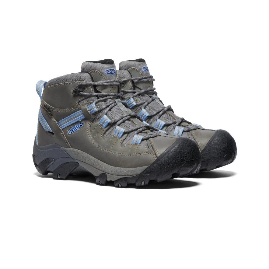 Keen Women's Targhee II Waterproof Mid | Steel Grey/Hydrangea 2 Keen Women's Targhee II Waterproof Mid | Steel Grey/Hydrangea - Image 2