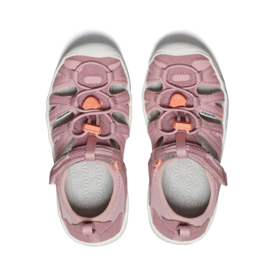 Keen Little Kids' Moxie Sandal | Nostalgia Rose/Papaya Punch 4 Keen Little Kids' Moxie Sandal | Nostalgia Rose/Papaya Punch - Image 4
