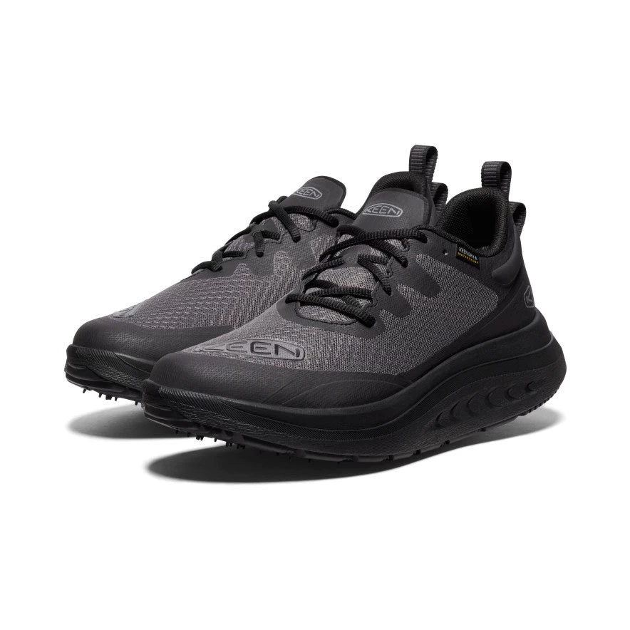Keen Women's WK400 Waterproof Walking Shoe | Triple Black 2 Keen Women's WK400 Waterproof Walking Shoe | Triple Black - Image 2