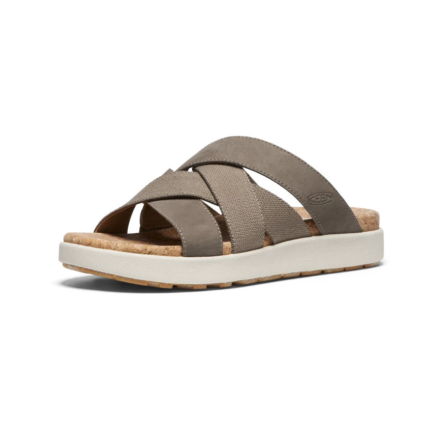 Keen Women's Elle Mixed Slide | Brindle/Birch 3 Keen Women's Elle Mixed Slide | Brindle/Birch - Image 3