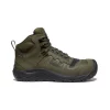 Keen Men's Reno Mid KBF Waterproof (Carbon-Fiber Toe) | Dark Olive/Black