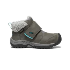 Keen Little Kids' Kootenay IV Waterproof Boot | Steel Grey/Porcelain