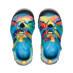 Keen Little Kids' Seacamp II CNX | Vivid Blue/Original Tie Dye -Fashion Shoes f1a94bf604c9f138ccfd15ce2e93516b5df61e99