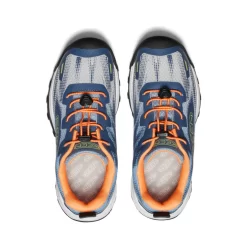 Keen Big Kids' Wanduro Speed Hiking Shoe | Vintage Indigo/Tangerine -Fashion Shoes f1cc6326e4b589b389390d7474018a6d1cadd6d8