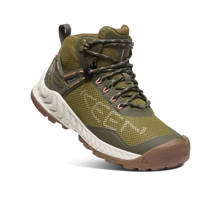 Keen Women's NXIS EVO Waterproof Boot | Olive Drab/Silver Birch 3 Keen Women's NXIS EVO Waterproof Boot | Olive Drab/Silver Birch - Image 3