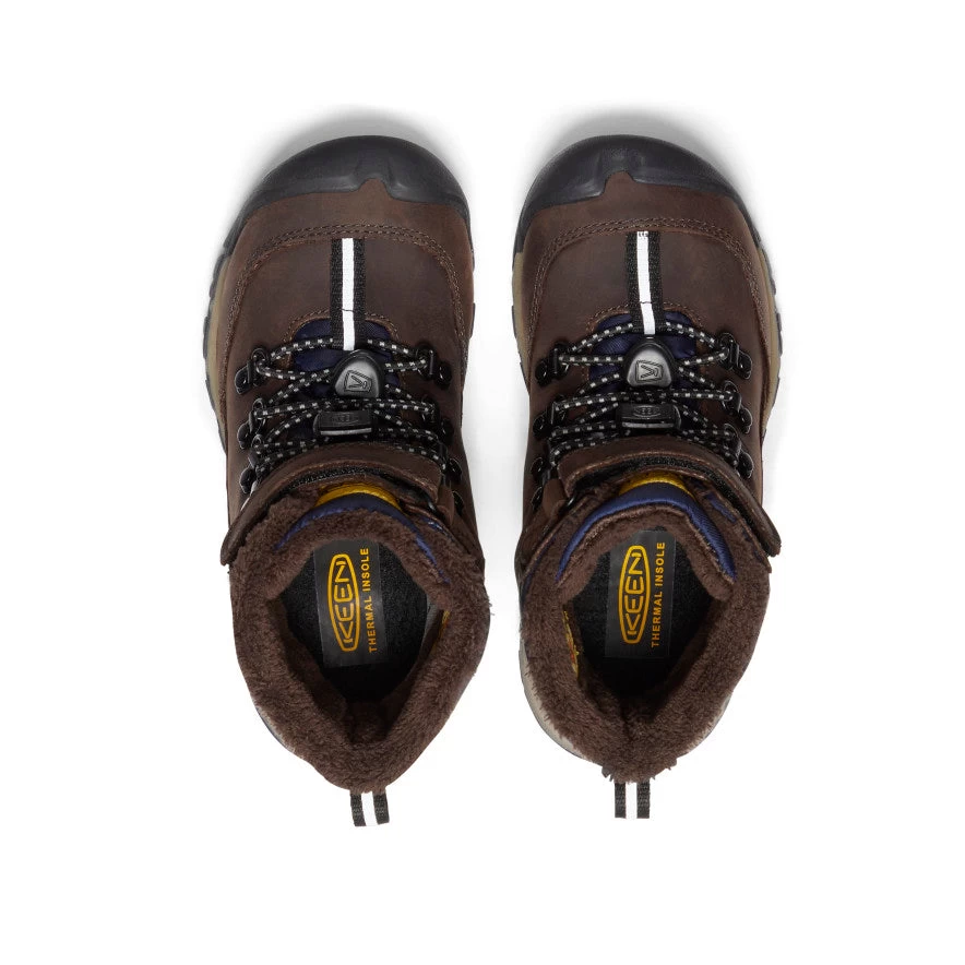 Keen Little Kids' Kanibou Waterproof Winter Boot | Java/Naval Academy 4 Keen Little Kids' Kanibou Waterproof Winter Boot | Java/Naval Academy - Image 4