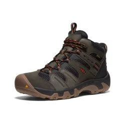 Keen Men's Headout Waterproof Hiking Boot | Black Olive/Fossil Orange -Fashion Shoes f3f76b60fbc0003126251db1ed3666f8c2f7e956