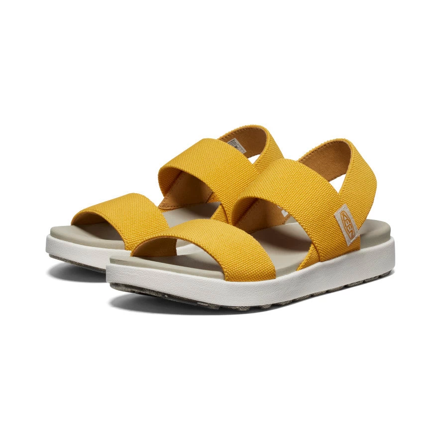 Keen Women's Elle Backstrap Sandal | Golden Yellow/Star White 2 Keen Women's Elle Backstrap Sandal | Golden Yellow/Star White - Image 2