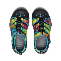 Keen Big Kids' Newport H2 | Rainbow Tie Dye -Fashion Shoes f8074ac1af776b79b03c5436b5a4280ee176c3fb