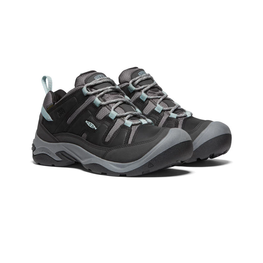 Keen Women's Circadia Waterproof Shoe | Black/Cloud Blue 2 Keen Women's Circadia Waterproof Shoe | Black/Cloud Blue - Image 2