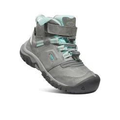 Keen Little Kids' Ridge Flex Waterproof Boot | Grey/Blue Tint -Fashion Shoes fb2877e336ae380c40bf3a0803e60e0c7100ecdd