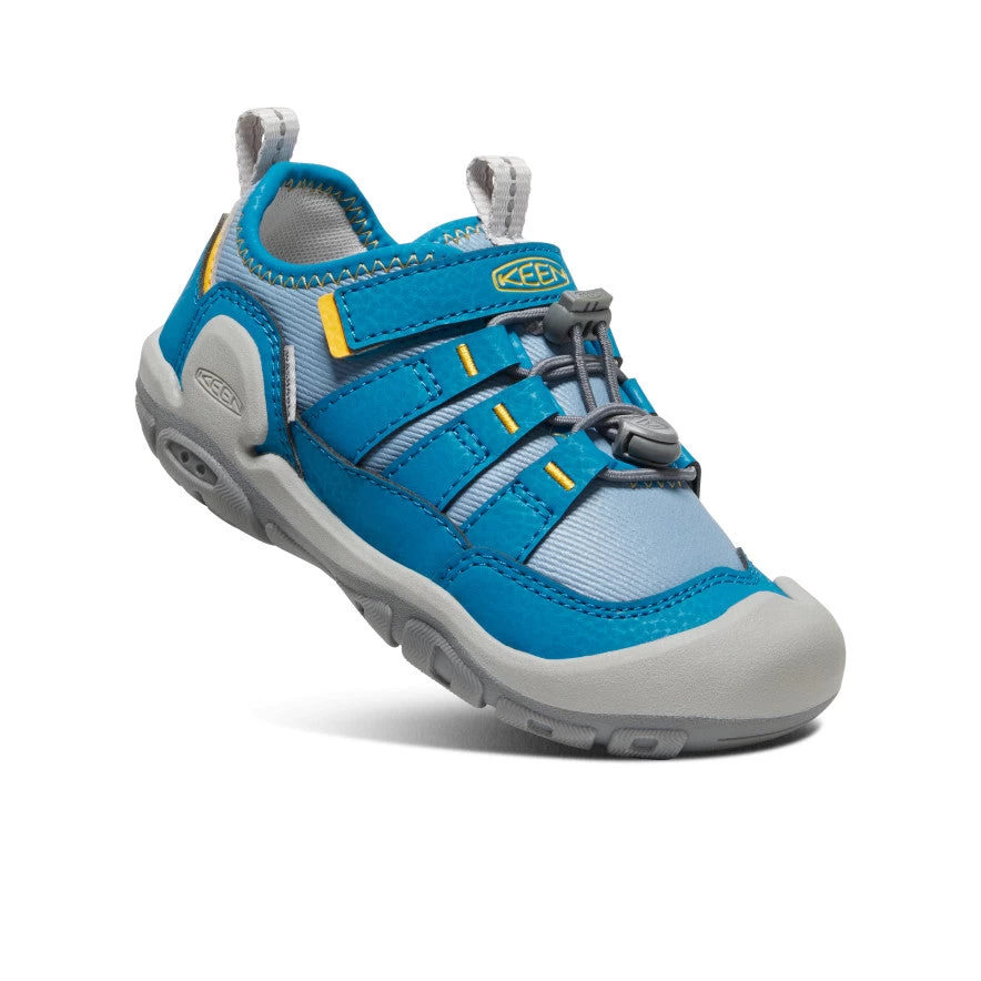Keen Little Kids' Knotch Hollow Sneaker | Blue Shadow/Mykonos Blue 3 Keen Little Kids' Knotch Hollow Sneaker | Blue Shadow/Mykonos Blue - Image 3