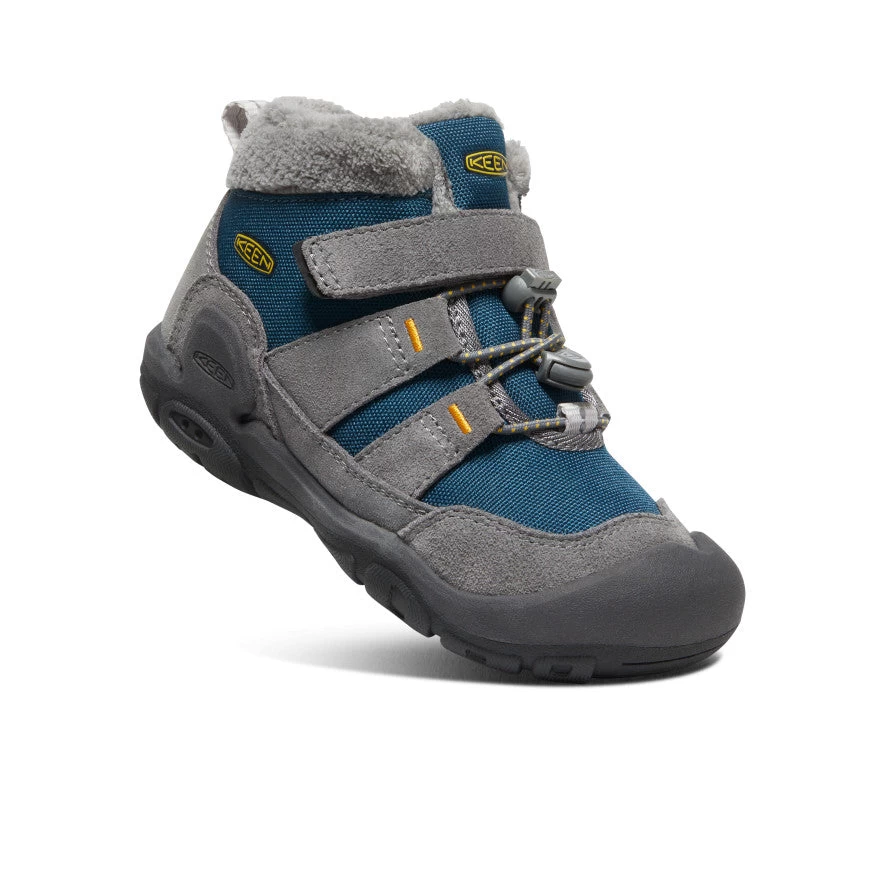 Keen Little Kids' Knotch Chukka | Steel Grey/Blue Wing Teal 3 Keen Little Kids' Knotch Chukka | Steel Grey/Blue Wing Teal - Image 3